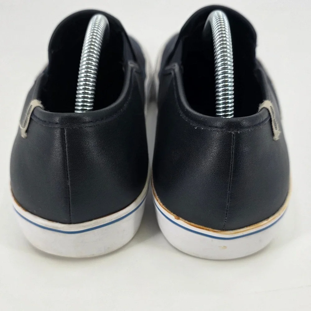 COACH CITYSOLE SKATE SLIP ON SNEAKERS MENS SIZE 10 D BLUE CAMO LEATHER CANVAS - Picture 5 of 14